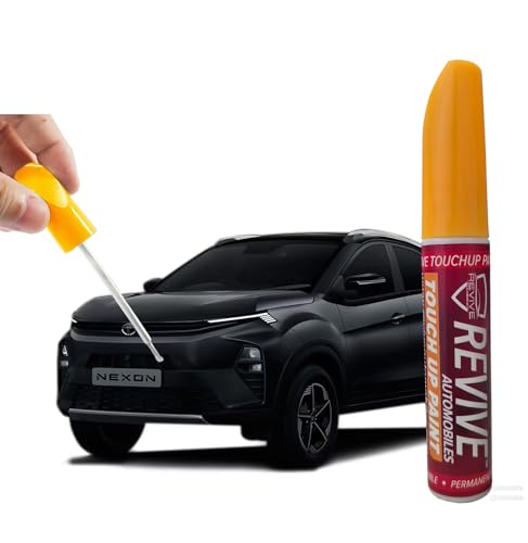 Image of Tata Nexon colors Revive touchup paint pen, factory Quality & matched 2K paint (Daytona Grey (TAT9743))