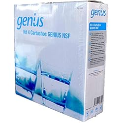 Filtros Osmosis Inversa Genius ATH - Recambios osmosis Genius NFS - Cartucho Superior Conexión Directa. Antibacterias 304230