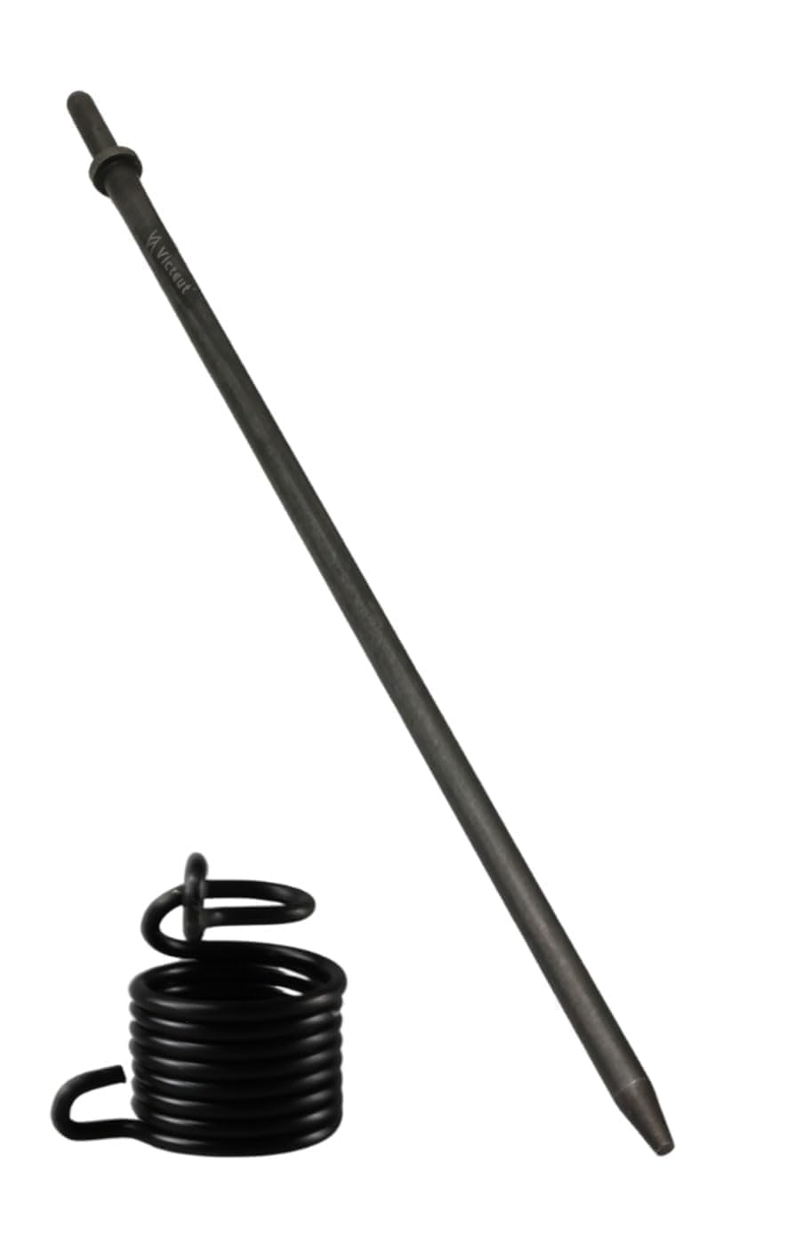 Punzón neumático largo de 18 pulgadas con vástago de 0.4 pulgadas de acero 1