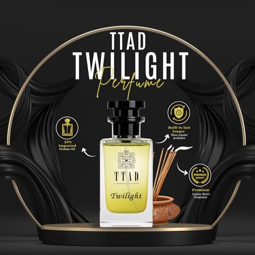 Image of TTAD Twilight Luxury Perfume for Men 100ml | Sweet Aquatic Eau De Parfum | Long Lasting Premium Fragrance for Men | Cognac, Honey, Oud & Vanilla Notes | Ideal for Evening & Special Occasions