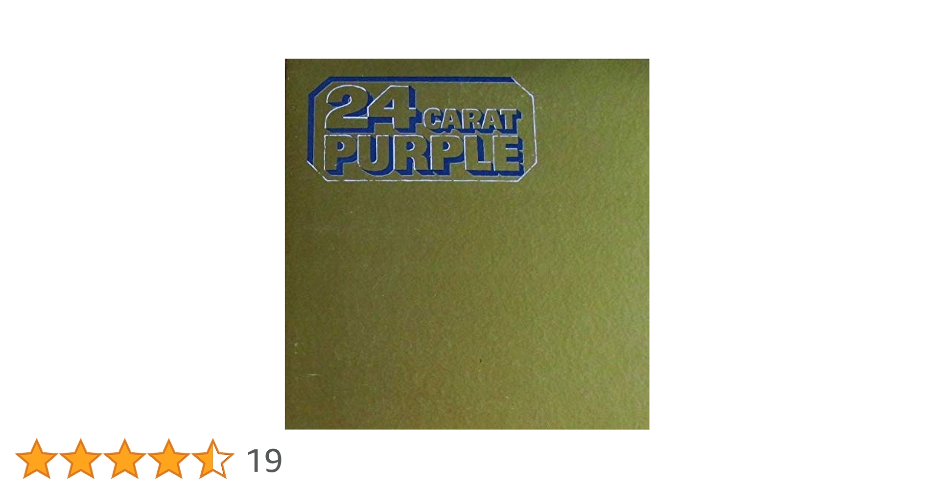 24カラット・パープル ブラック・ナイト Deep Purple ディープ・パープル / 24 Carat Purple 中古