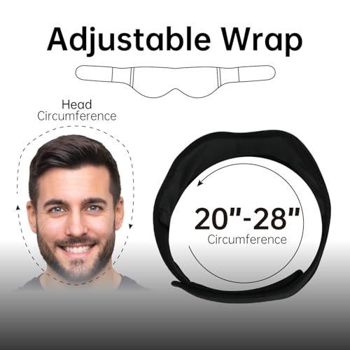 Image of Wisdom Teeth Ice Pack Head Wrap Jaw Face Ice Pack with 4 Gel Packs for Wisdom Teeth Removal Extraction Toothache Pain Relief Facial Face Oral Surgery TMJ Tonsillectomy Recovery Cosmetic Procedure Gift