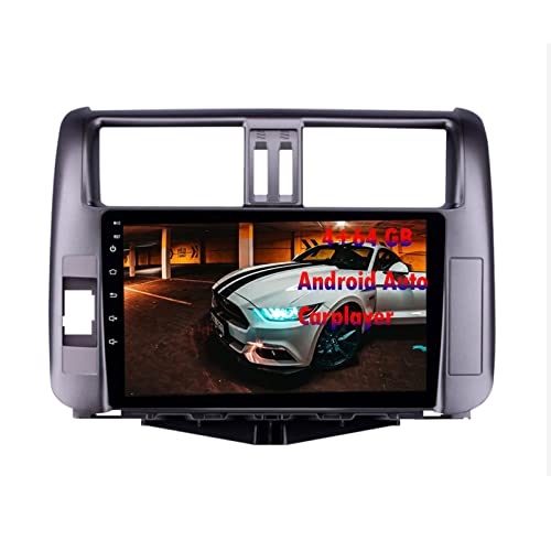 Android 9“ Touch Screen Car Radio for Toyota Prado 2010-2013, GPS Navigation 4GB+64GB Support with Carplay/Bluetooth/4G/DSP Head Unit Stereo