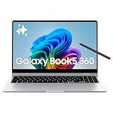 Samsung Galaxy Book5 360 15.6", Copilot+PC, Ordinateur Portable avec IA, Processeur Intel Core Ultra 7, Mémoire 16Go RAM, Stockage 512Go, Clavier AZERTY Fr, Argent