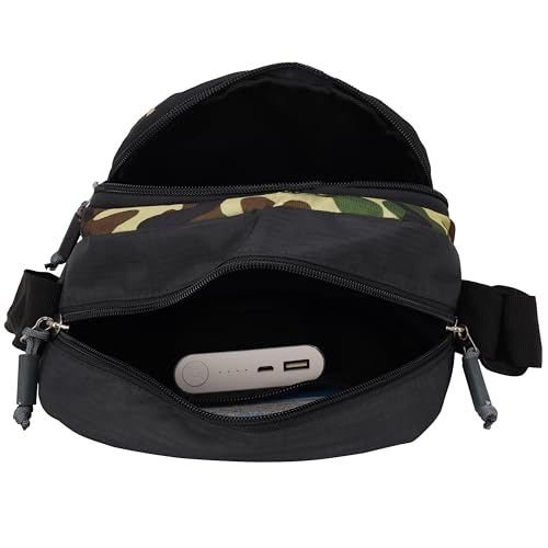 Image of LIFE TODAY Sling form Men and Women | Cross Body Travel Bags | Pouch for Men and Women | One Side Shoulder Bag (Grey)