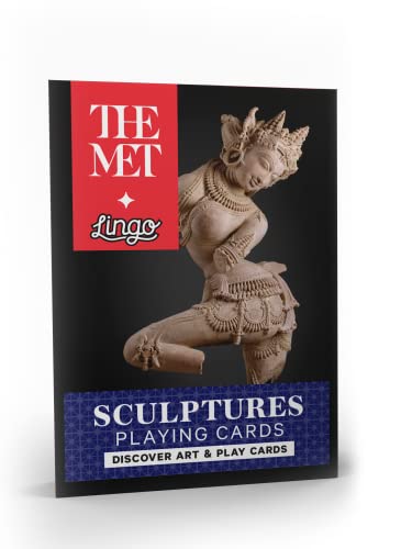 Lingo The Met Sculptures Playing Cards - Educational Flashcards With Key Trivia - Travel Card Games - Art Themed Deck Of Cards #TOP3