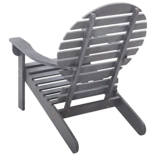 Vidaxl Adirondack Chair Solid Acacia Wood,For Garden,Yard,Patio,Lawn,Deck，Porch, Outdoor Living, For Events Office Wedding Party Picnic Kitchen Dining 27.2" X 37.8" X 35" #TOP2