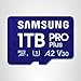 Samsung PRO Plus microSD Memory Card + Adapter, 1TB MicroSDXC, Up to 180 MB/s, Full HD & 4K UHD, UHS-I, C10, U3, V30, A2 for Android Phones, Tablets, GoPRO, DJI Drone, MB-MD1T0SA/AM, 2024