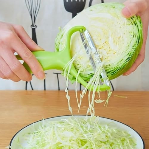 Cabbage Shredder, Cabbage Peeler, Vegetable Peeler, for Quick Daily Peeling of Most Fruits and Vegetables (Green) - Image 5