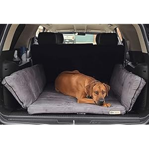 Big Barker Backseat Barker: SUV Edition (Orthopedic Shock-Absorbing Dog Bed for Back of Sport Utility Vehicles) Big Barker Backseat Barker SUV Edition Orthopedic Shock Absorbing Dog Bed for Back of Sport Utility Vehicles