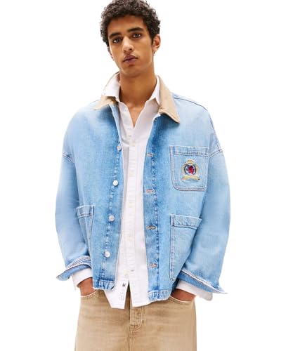 [Tommy Hilfiger] yz (g~[qtBK[) RLXD CHORE JACKET BI6111 DM21049 L CfBS1AB