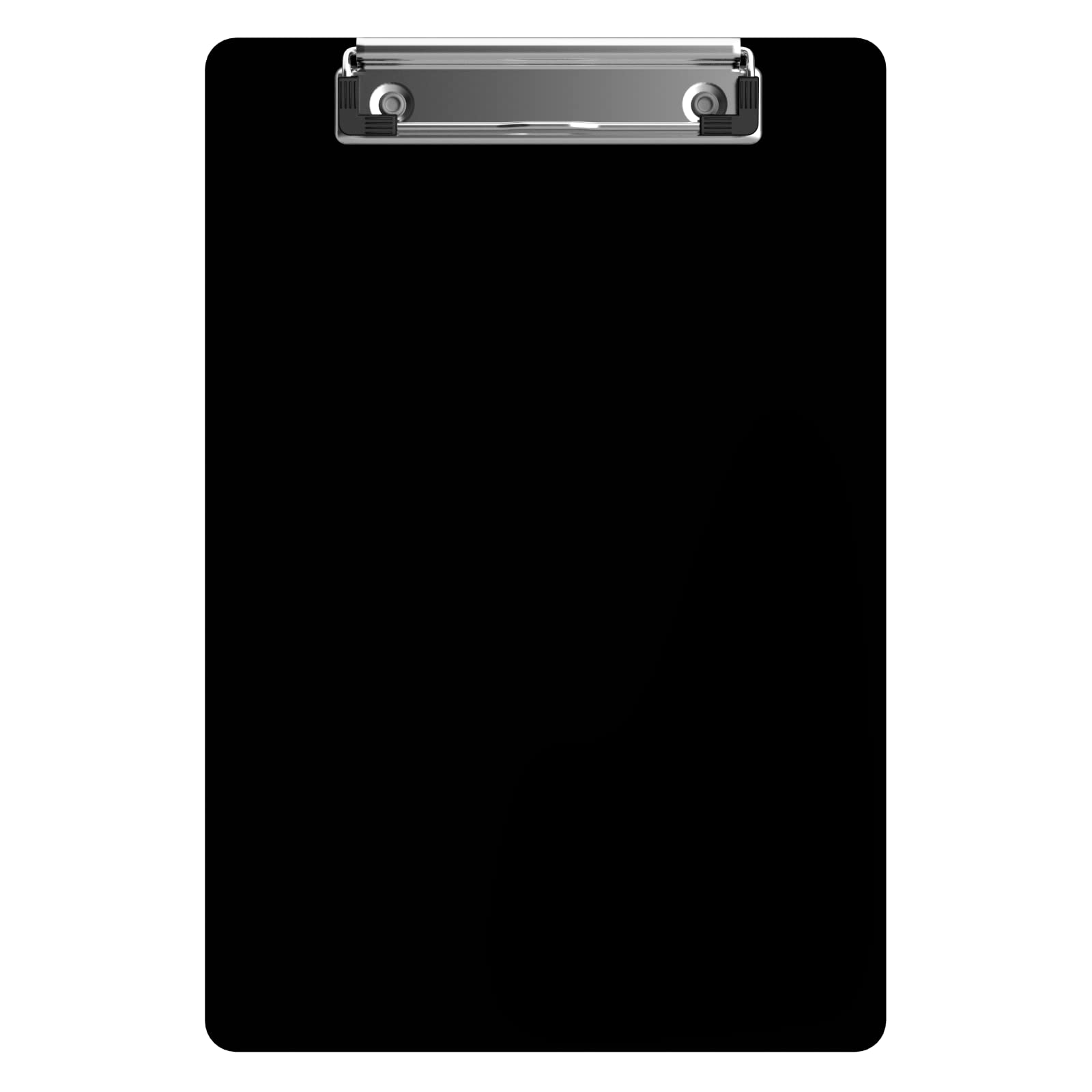 Memo Size 8 x 5 Aluminum Clipboard - Black