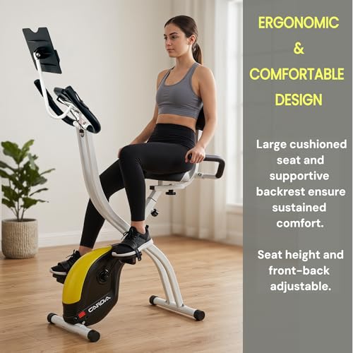 CUDOEEAI Folding Upright Bike