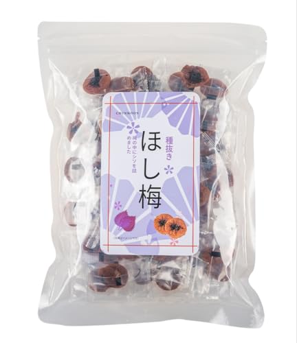 CHUNMOON シソ詰め干し梅 種抜き 個包装 250g チャック付き袋入り