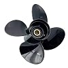 Aluminum Outboard Propeller Boat Prop 4 Blades 13.4x15, 13x17, 12.5x19 for Suzuki DF60/70, DT75-140HP 13 Spline Tooth