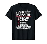 Cadeau Bowling humour Boule de bowling fête sport