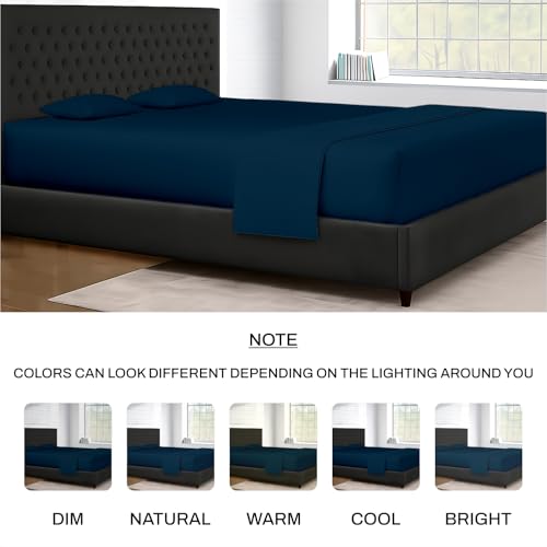 Image of SGI bedding 108 inchx108 inch 4 Pc Alaskan King Sheet Set 600 TC 15 inch Deep, Teal