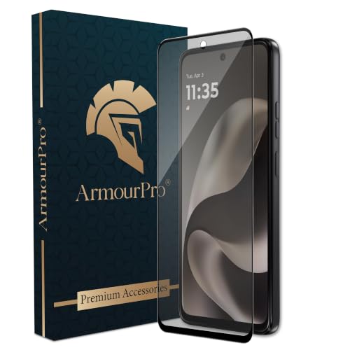 Image of ArmourPro Anti Glare Matte Tempered Glass for Motorola G77 Power - Anti Fingerprint Screen Protector, 9H Scratch Resistant, Smooth Touch, Edge-to-Edge Full Coverage