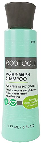 Ecotools Makeup Brush Cleansing Shampoo, 6 Ounce