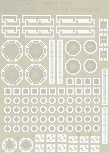 Accessoires de canon antiaérien de la Marine japonaise 1/700 AM48 pour amélioration de maquette
