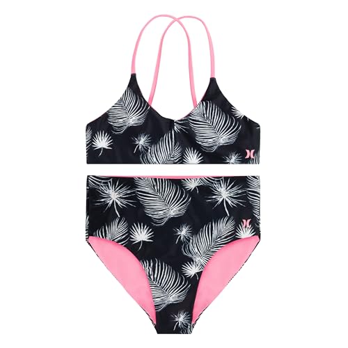 Image of Hurley Girls' High Waisted Bikini 2-Piece Swimsuit
