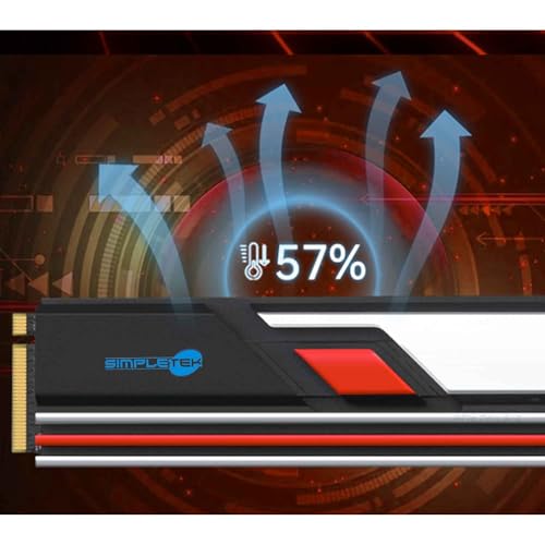 SSD M.2 2280 NVME PCIe 4.0 2TB SIMPLETEK élimine les ralentissements grâce au dissipateur - 6