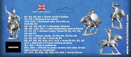 Wargames Delivered Set Caballería Ligera Griega 28mm miniatura 2