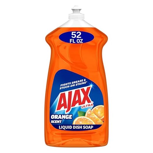 Ajax Triple-Action Dishwashing Liquid, 52 Oz, Orange