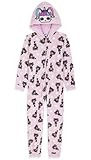 L.O.L Surprise! Onesie Kinder, Fleece Overall für Mädchen, LOL Jumpsuit Kinder mit Einhorn und Kitty Queen, Jumpsuit Kuschelig 4-12 Jahre (Lila, 7-8 Jahre)
