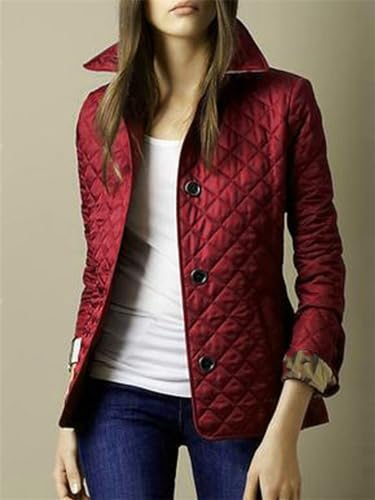 Coat Jacket Top Women's Lapel Autumn And Winter Classic Plaid Coat Single Breasted Clothing Cotton Full Sleeves4