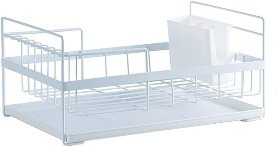 Dish Rack Kitchen Dish Drying Rack, Kitchen Drying Rack, Dish Rack, Small Dish Drying Rack, Household Sink Drying Rack Dishes Drying Rack(White)