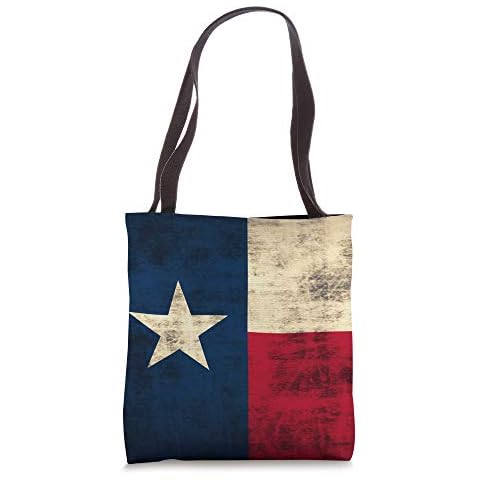 Texas Flag Vintage Rustic Texan Men Women Mom Dad Tote Bag Cover