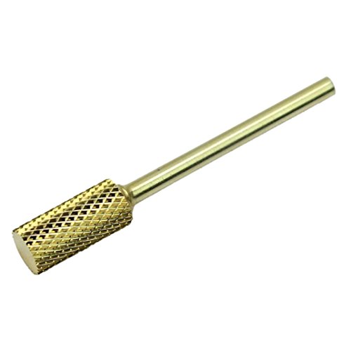 Creazy Gold Tone Nail Manicure Rotary Carbide File Drill Bit For Nail Drill Machine