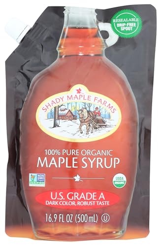 Shady Maple Farms, Syrup Maple Grade A Dark Organic, 16.9 Fl Oz