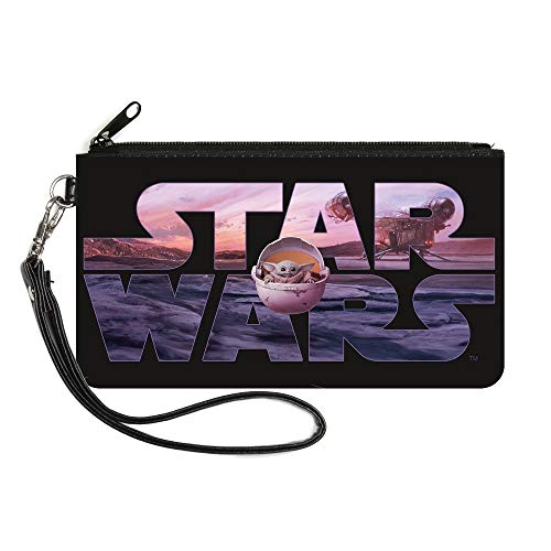 Buckle-Down Women's Standard Zip Wallet Star Wars The Child Large, 8