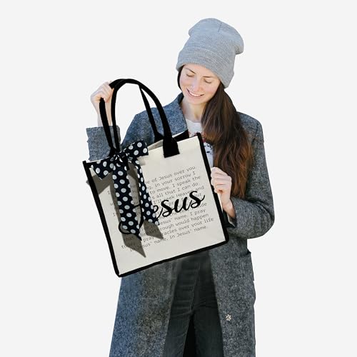 Christian Shoulder Beach Bag - Jesus Canvas Tote Bag Gifts3
