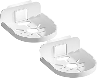 STOBAZA Security Camera Mount Bracket, 2pcs Indoor Outdoor Wall Mount Bracket Floating Shelf L-Type Bracket for CCTV Security Dome IP Camera Security Camera Junction Box