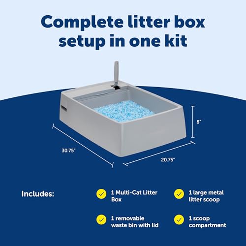 Arenero para múltiples gatos PetSafe tamaño extra grande miniatura 3