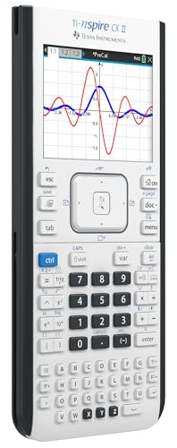 texas instruments ti-nspire cx ii color graphing calculator with student software pcmac white 354 x 748