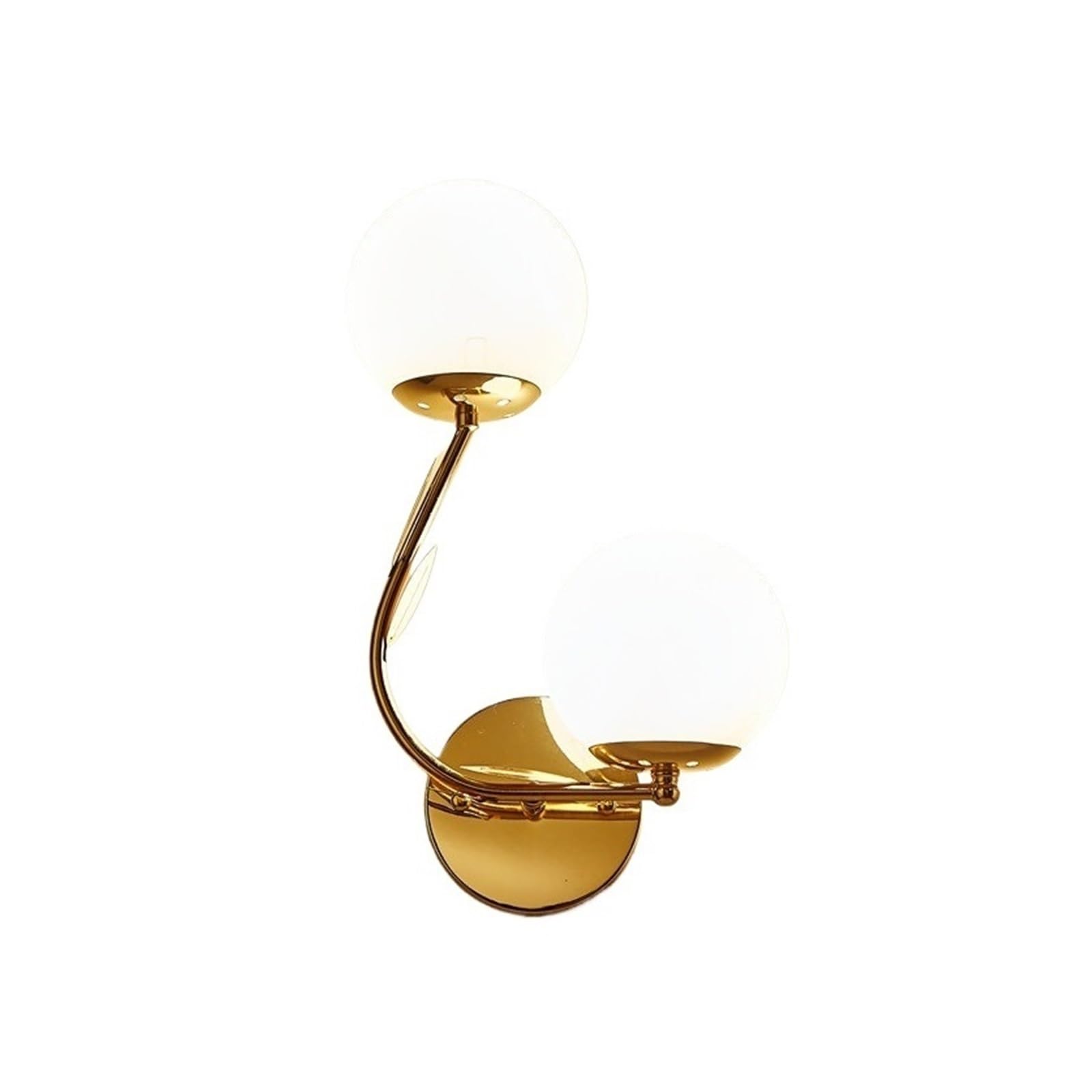 Wqqyu6hkf One Color Lights Dual Globe Iron Wall Sconce Decor Glass 3 Color Changing Lamp Lamps