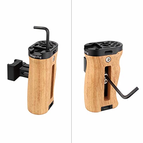 Image of Wooden Side Handle for BMPCC 4K / 6K / 6K Pro / G2 Camera Cage