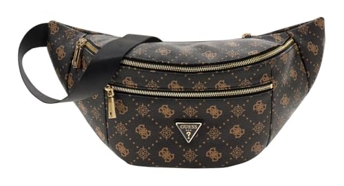 GUESS Sac Banane Silia Belt Bag Espresso Sac à épaule bandoulière Marron foncé