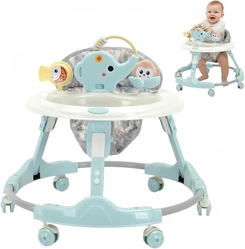 Baby Walker with Wheels, 4 in 1 Walker for Baby Boy Girl 6-1...
