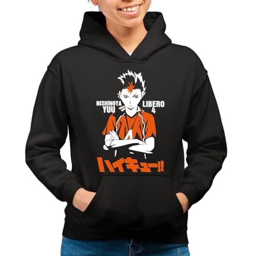 the Fan Tee Sudadera Adulto con Capucha de Mujer Dibujos Animados Haikyu Divertido El Pequeño Gigante, Tobio, Karasuno, Voleibol 002 S