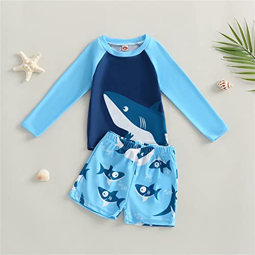 Ensemble 3 pcs maillot de bain bébé garçon imprimé dinosaure - 2