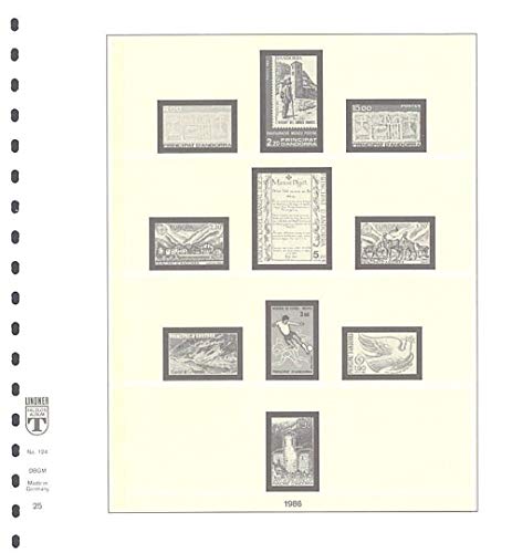 Lindner Andorre Poste française 1972-2007 préserve votre collection de timbres