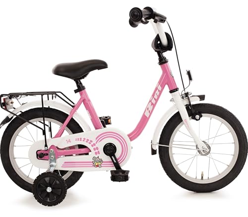 Bibi Kinderfahrrad 14 Zoll mit Rücktrittbremse und Stützrädern Fahrrad...