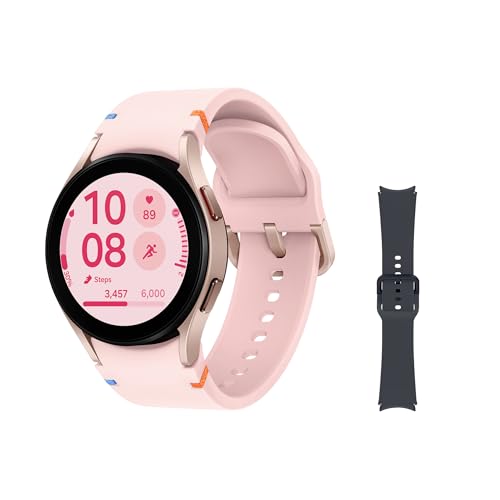 Samsung Galaxy Watch FE 40mm + Correa - Reloj Inteligente, Compatible con Health Monitor, Fitness Tracking, Bluetooth, Oro Rosa