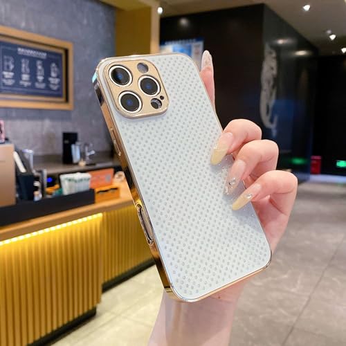 Coque iPhone 15 Paillettes Rigide Diamants Transparent