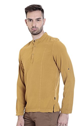 Image of Identiti Men Solid Slim Fit 100% Viscose Casual Shirt /Kurta for Men